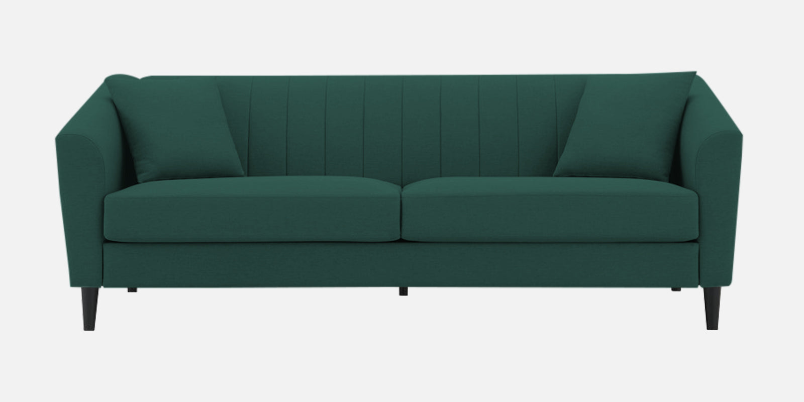 Polon Fabric 3 Seater Sofa In Sage Green Colour - Febonic Living