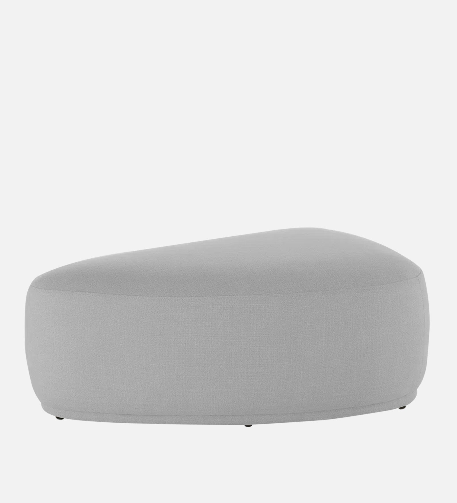 Nona Fabric Pouffe In Lit Grey Colour - Febonic Living
