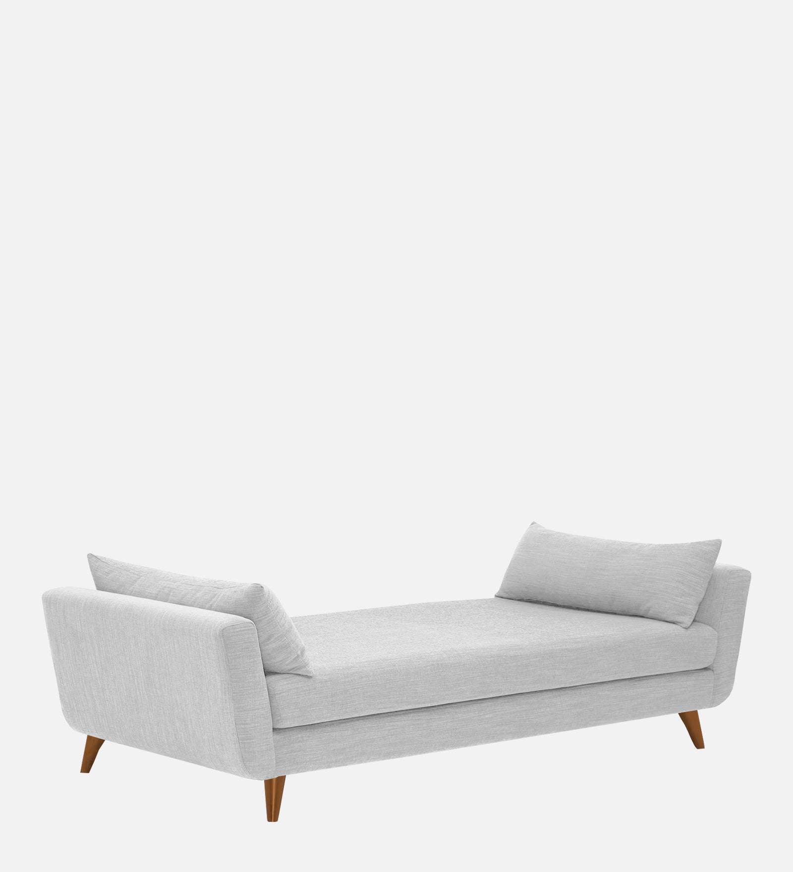 Jasmin Fabric Chaise Lounger In Lit Grey Colour - Febonic Living