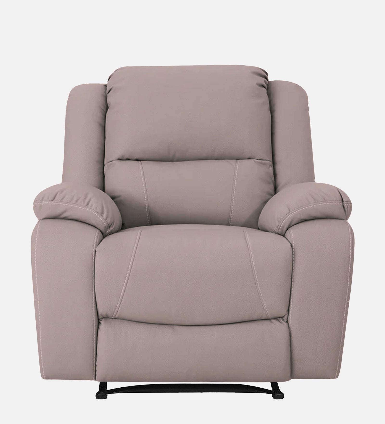 Adley Fabric 1 Seater Manual Recliner In Orchid Beige Colour - Febonic Living