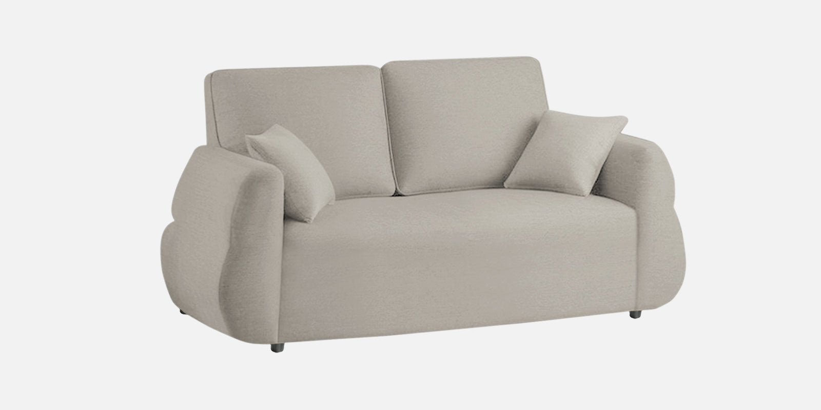 Jack Fabric 2 Seater Sofa In Ash Grey Colour - Febonic Living