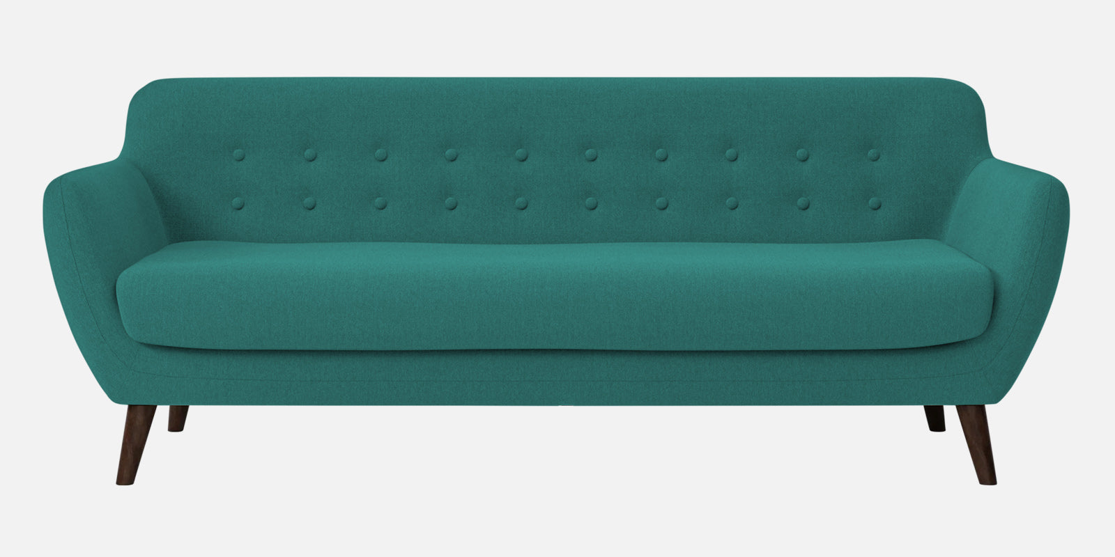 Goofy Fabric 3 Seater Sofa In Sea Green Colour - Febonic Living