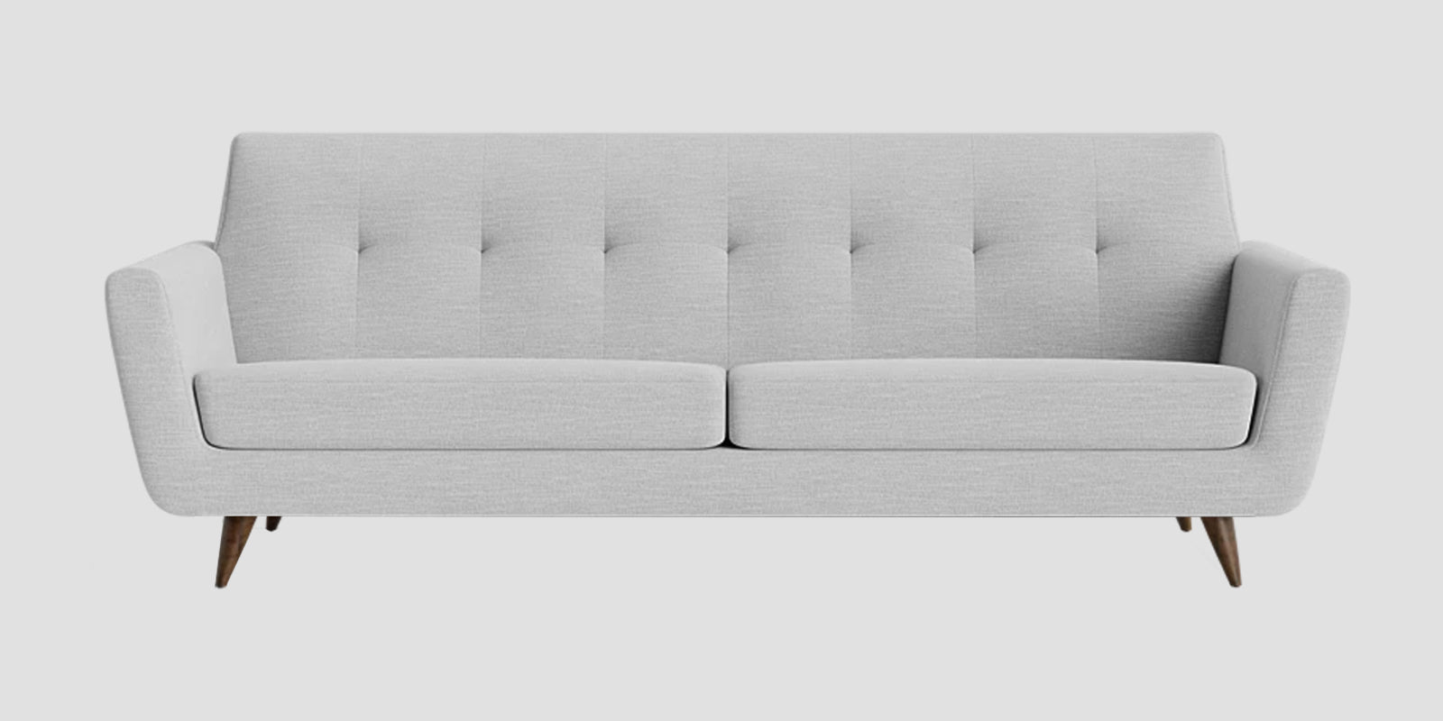 Jasmin Fabric 3 Seater Sofa In Lit Grey Colour - Febonic Living