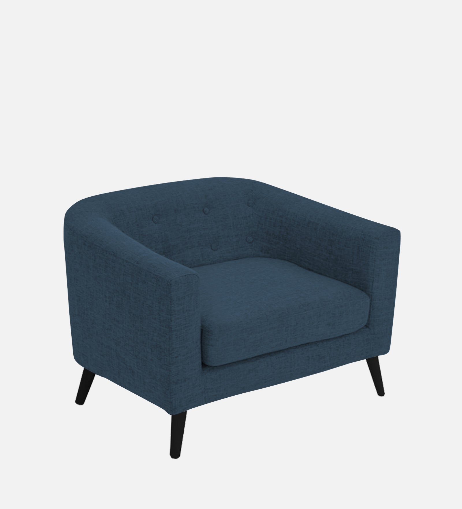 Casper Fabric 1 Seater Sofa In Light Blue Colour - Febonic Living