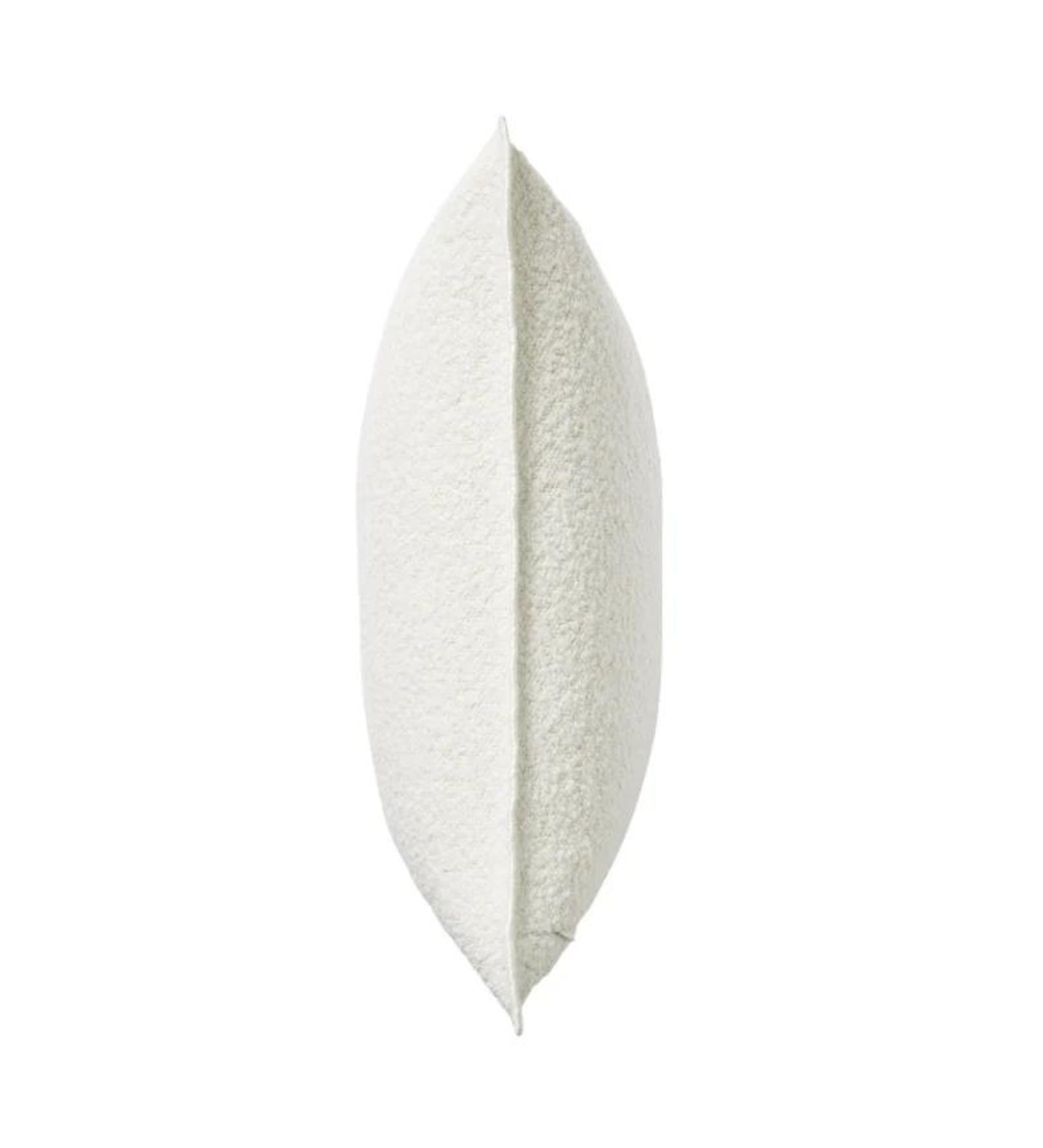 Exo Boucle Fabric (16x 16in) Sofa Pillows In Bright White Colour (Pack of 2) - Febonic Living