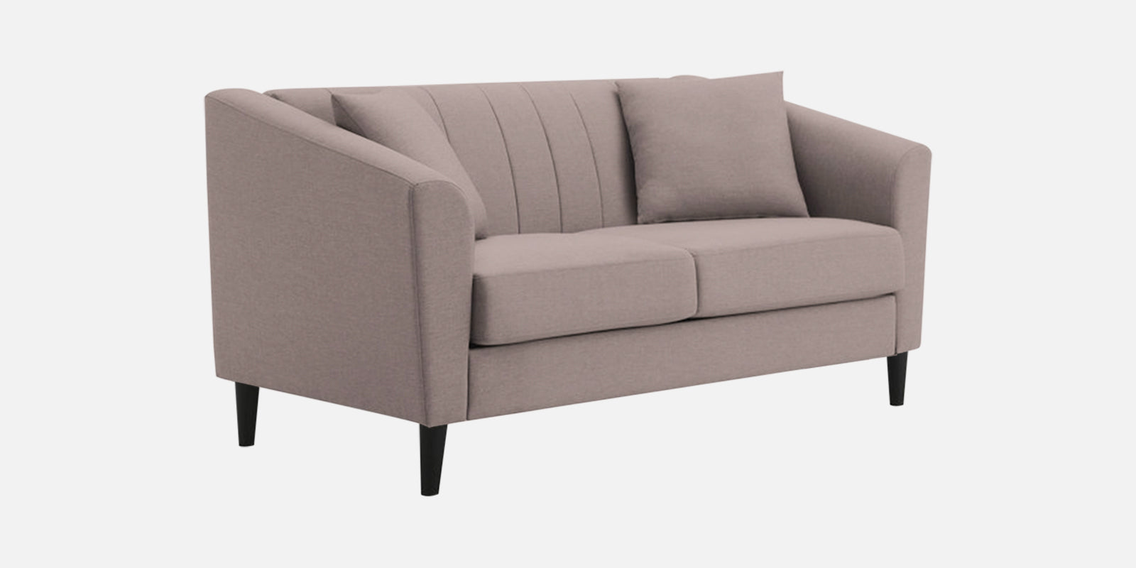 Polon Fabric 2 Seater Sofa In Almond Beige Colour - Febonic Living
