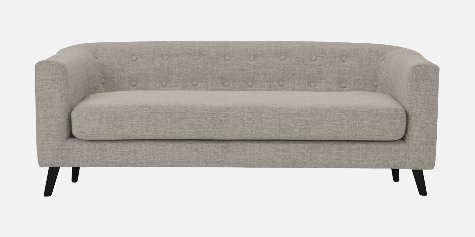 Casper Fabric 3 Seater Sofa In Ash Grey Colour - Febonic Living
