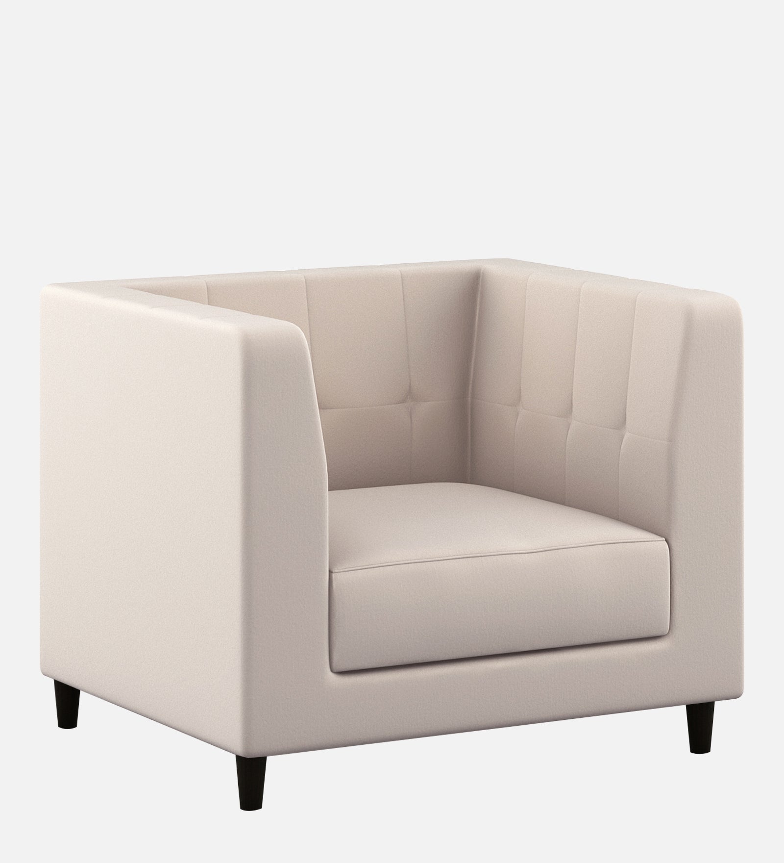 Braulia Velvet 1 Seater Sofa In Camel Beige Colour - Febonic Living