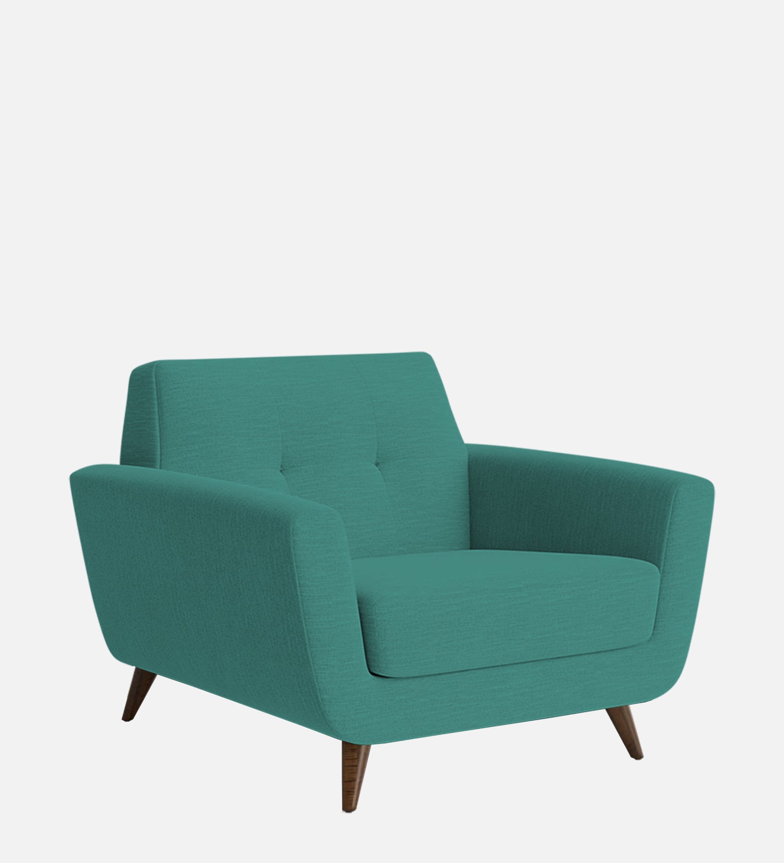 Jasmin Fabric 1 Seater Sofa In Sea Green Colour - Febonic Living