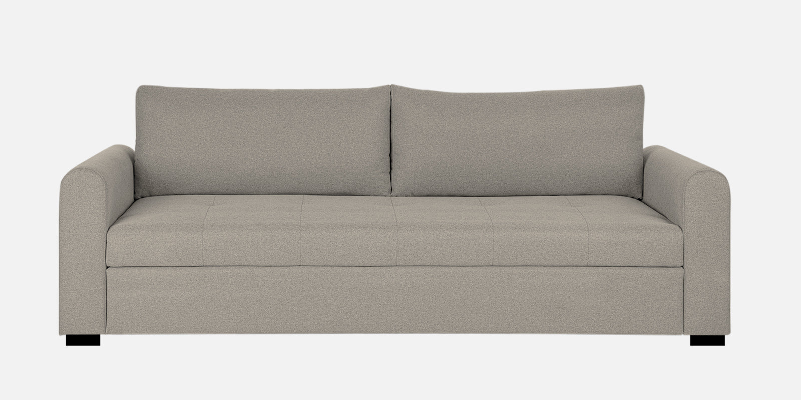 Sigma Fabric 3 Seater Sofa In Ash Grey Colour - Febonic Living