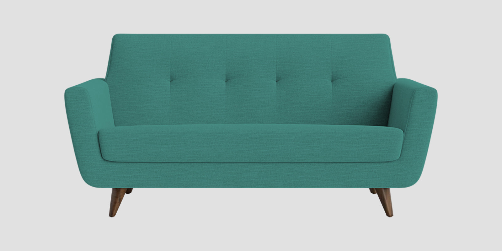 Jasmin Fabric 2 Seater Sofa In Sea Green Colour - Febonic Living