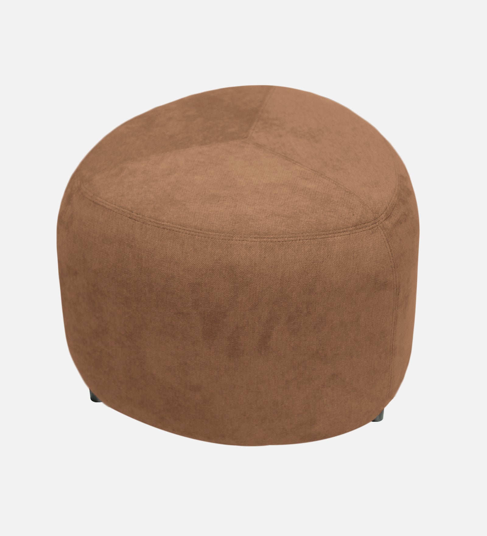 Keori Fabric Pouffe In Cookie Beige Colour - Febonic Living