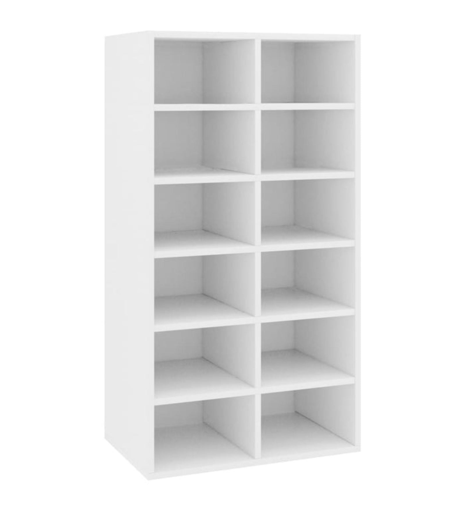 Sayir Shoe Rack In Frosty White Finish - Febonic Living