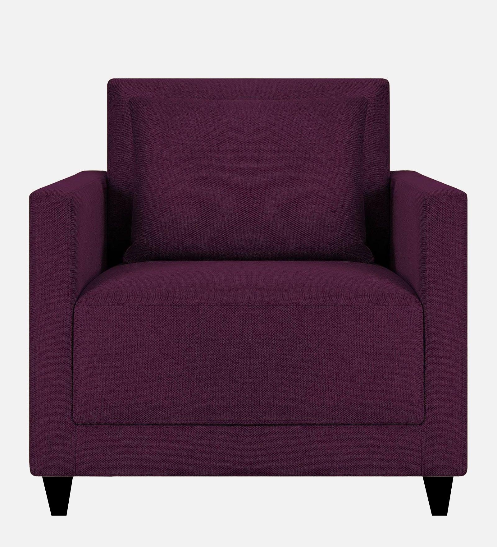 Kera Fabric 1 Seater Sofa In Greek Purple Colour - Febonic Living