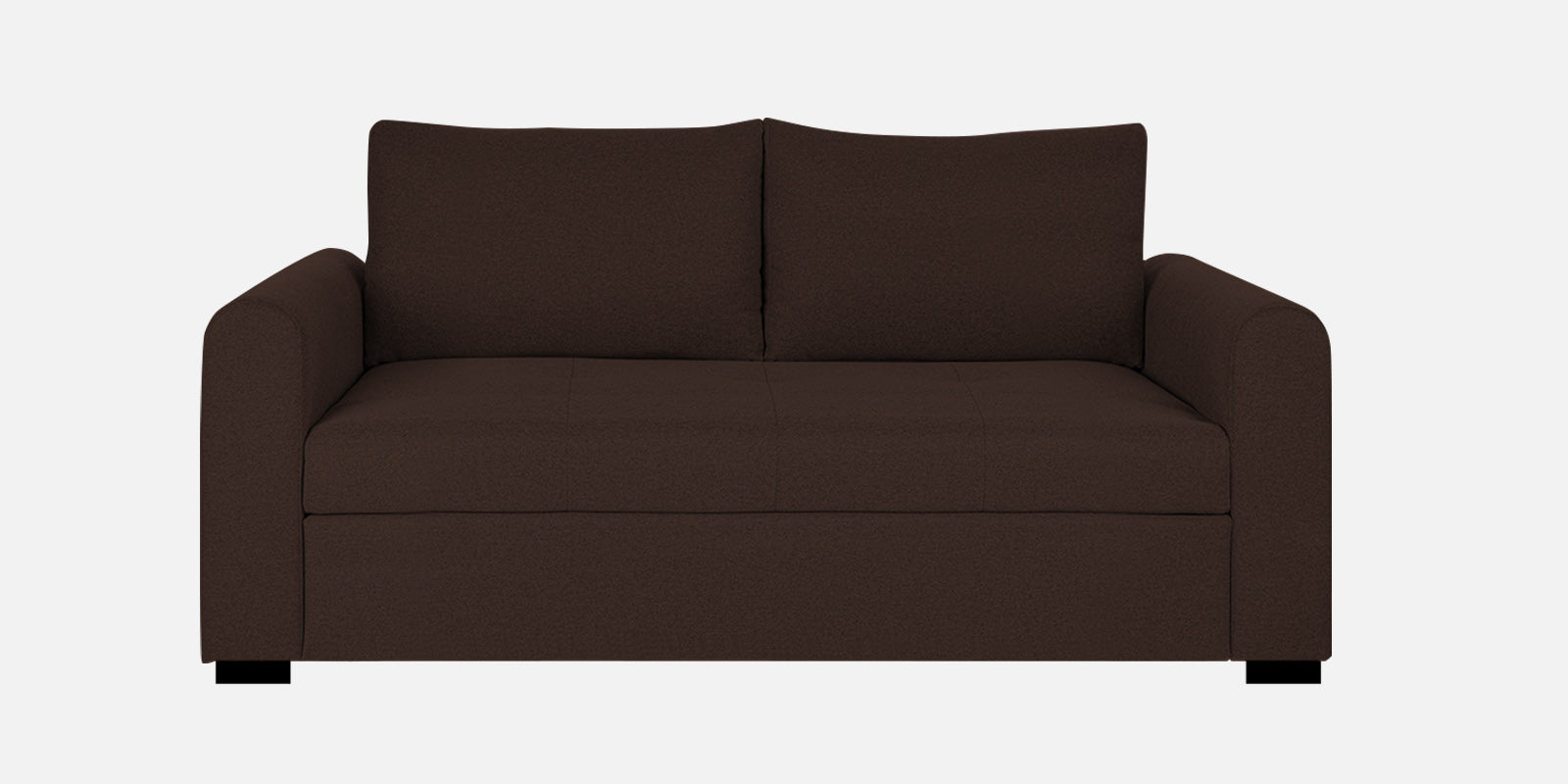 Sigma Fabric 2 Seater Sofa In Coffee Brown Colour - Febonic Living