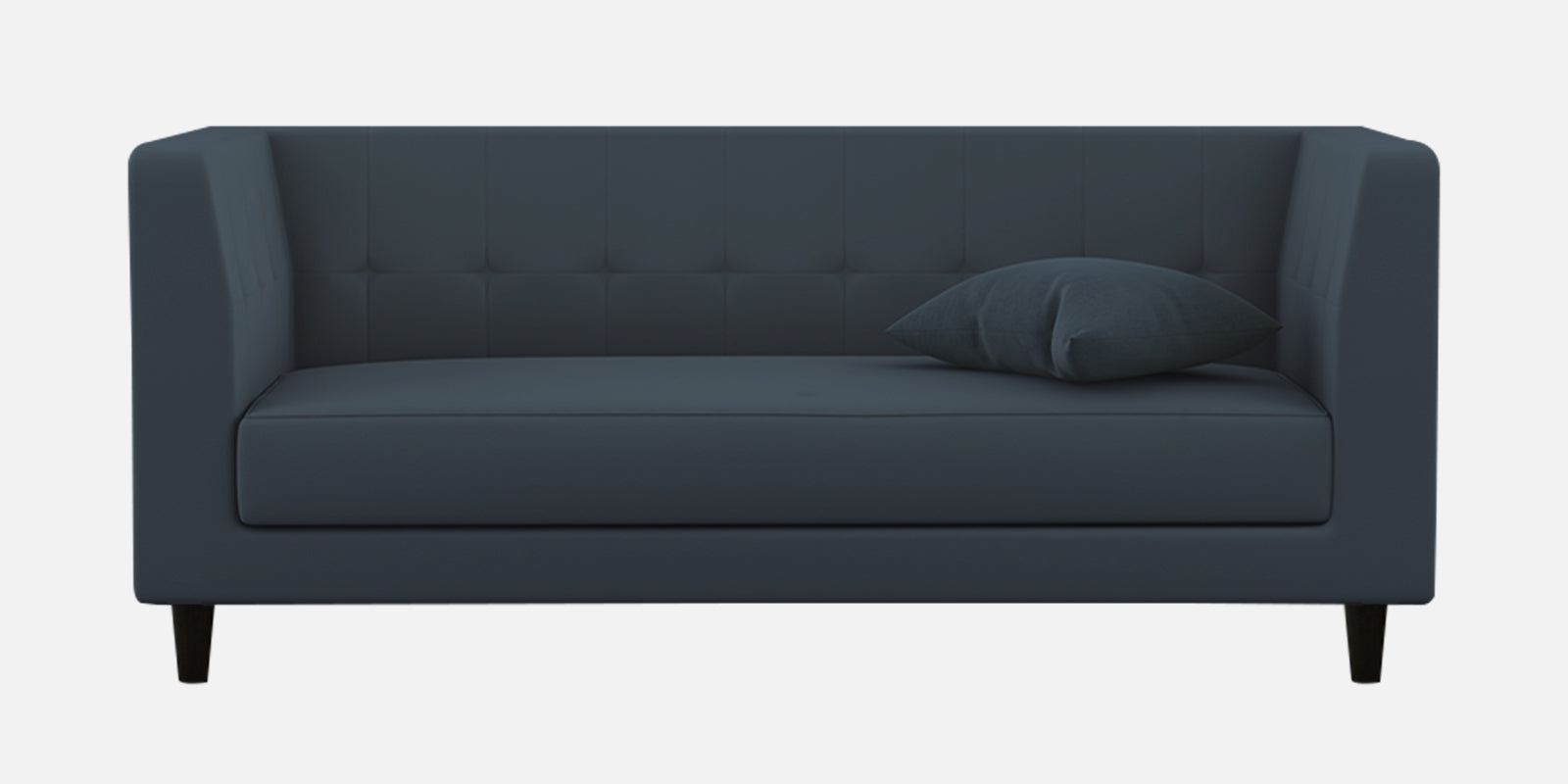 Braulia Velvet 3 Seater Sofa In Oxford Blue Colour - Febonic Living