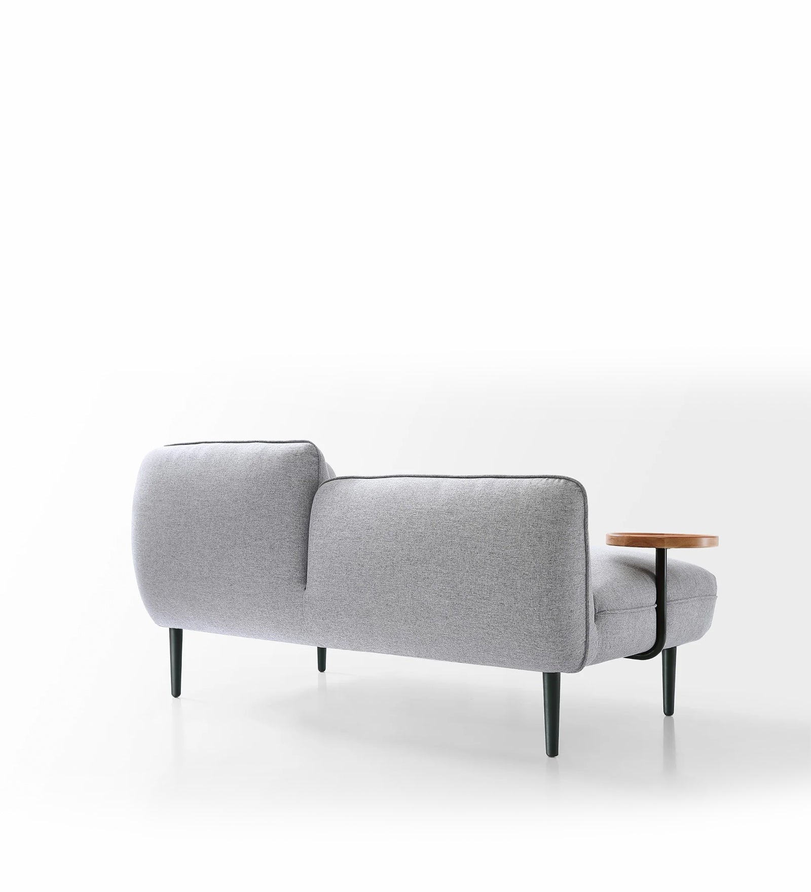 Clark Fabric LHS Chaise Lounger In Lit Grey Colour - Febonic Living