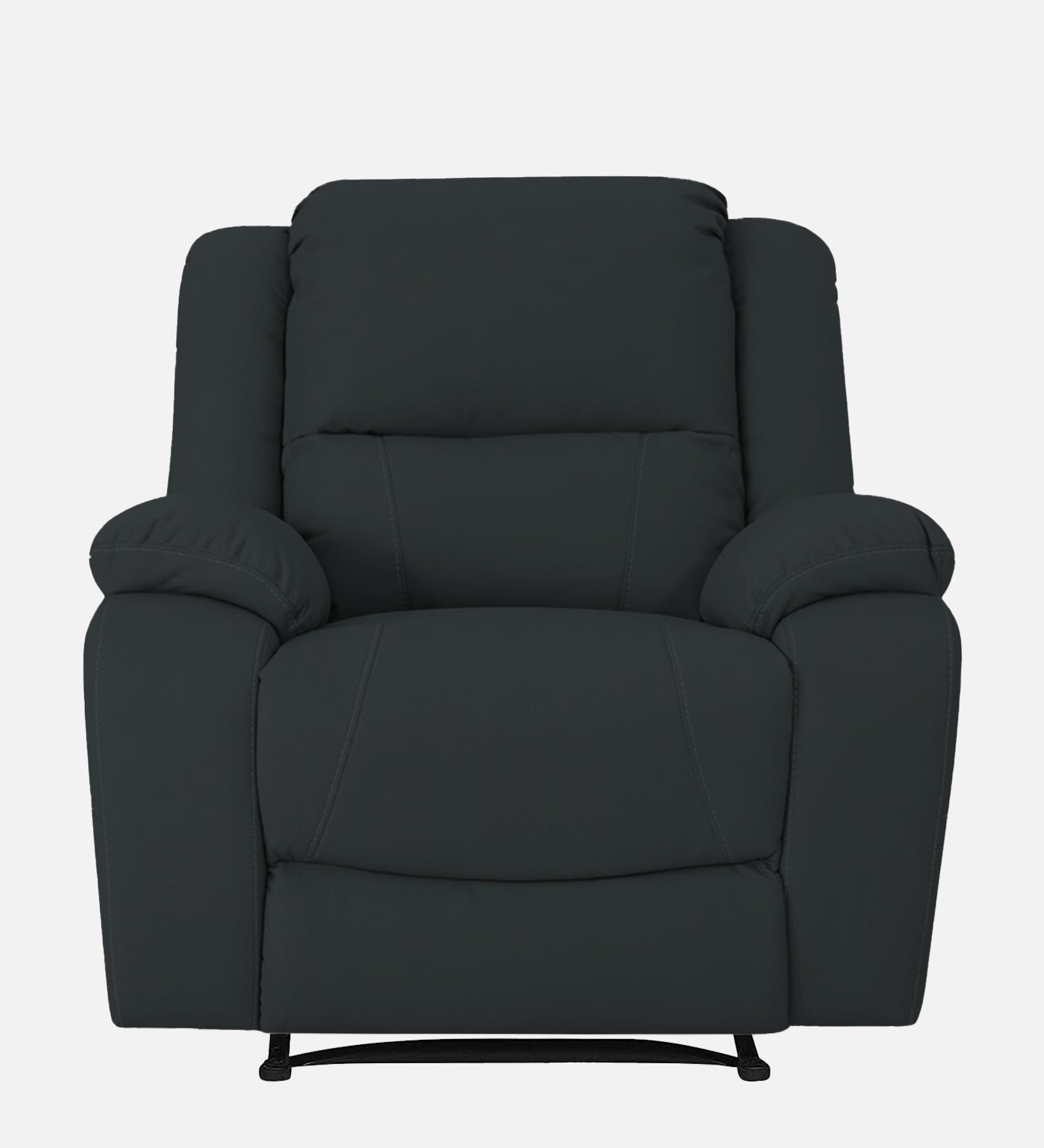 Adley Fabric 1 Seater Manual Recliner In Duby Grey Colour - Febonic Living