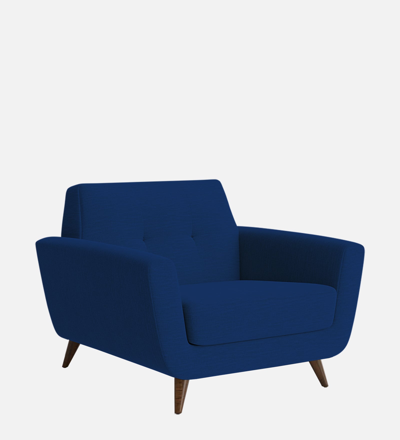 Jasmin Fabric 1 Seater Sofa In Royal Blue Colour - Febonic Living