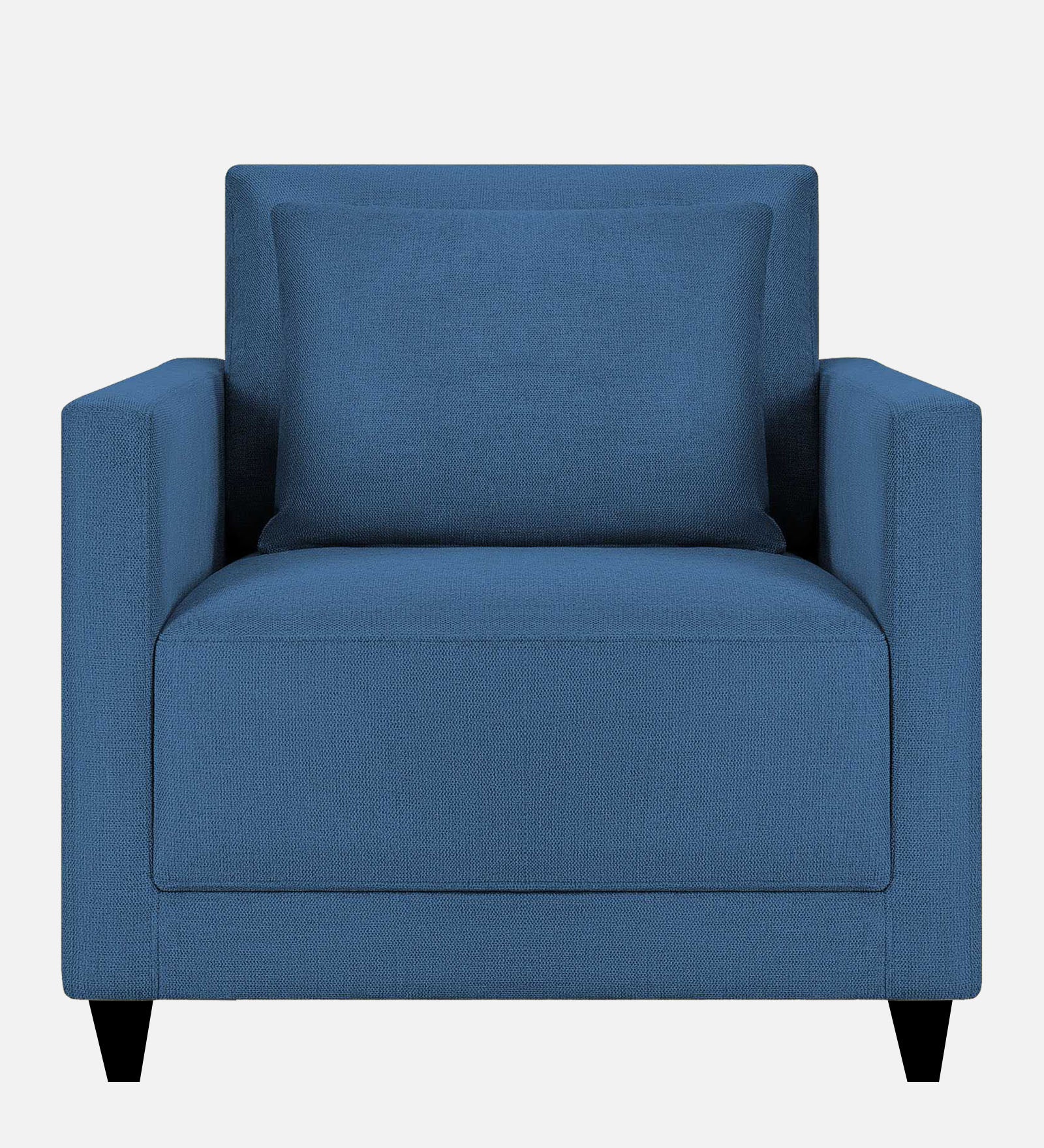 Kera Fabric 1 Seater Sofa In Light Blue Colour - Febonic Living