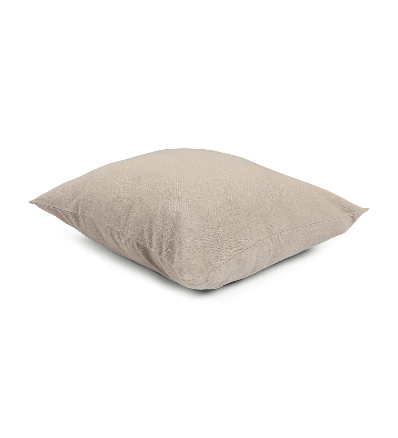 Dulles Jute Fabric (24x 24in) Sofa Pillows In Kadhi Beige Colour (Pack of 2) - Febonic Living