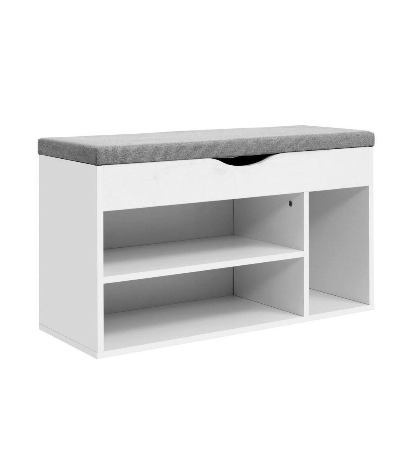 Jayric Shoe Rack In Frosty White Finish - Febonic Living