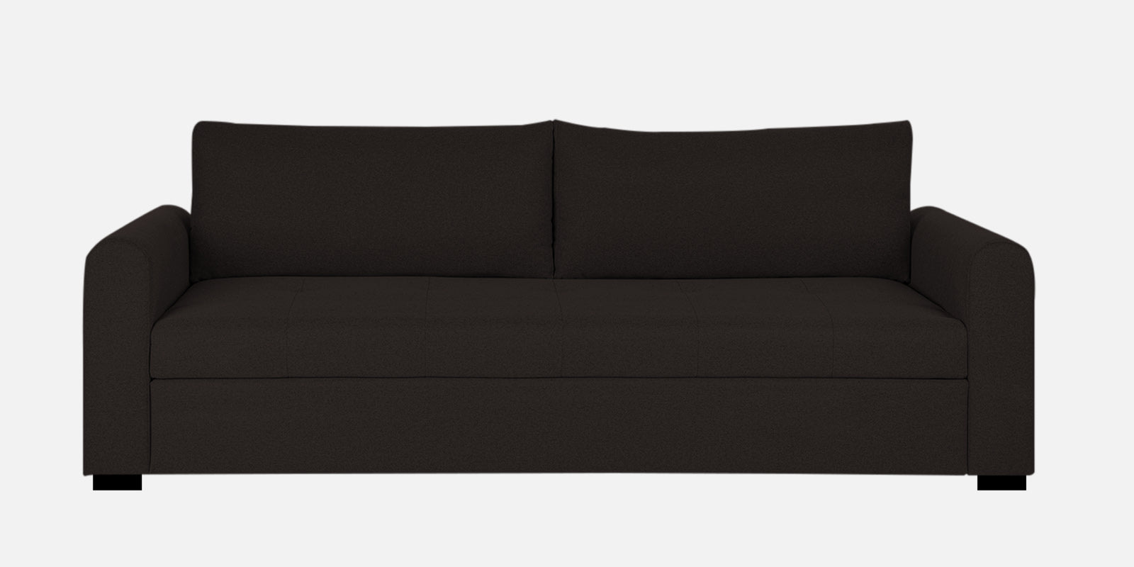 Sigma Fabric 3 Seater Sofa In Cara Brown Colour - Febonic Living