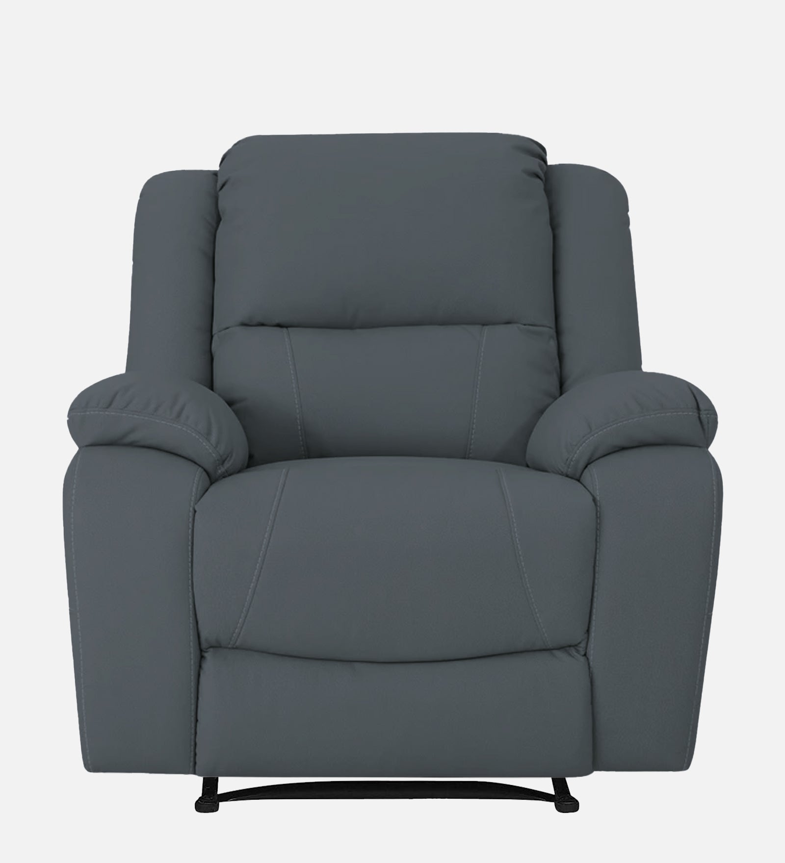Adley Fabric 1 Seater Manual Recliner In Indigo Blue Colour - Febonic Living