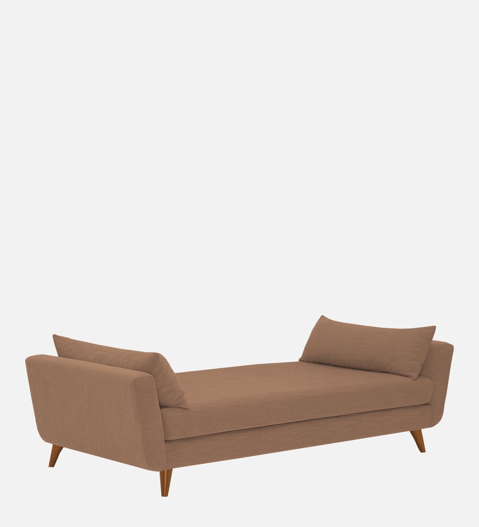 Jasmin Fabric Chaise Lounger In Cosmic Beige Colour - Febonic Living