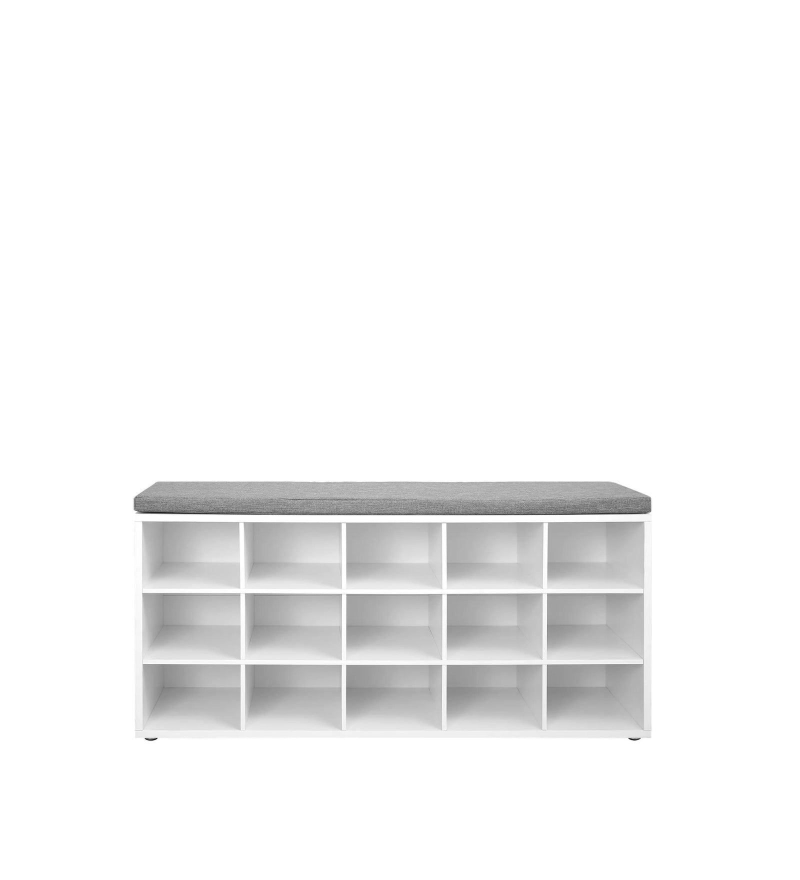 Liani Shoe Rack In Frosty White Finish - Febonic Living