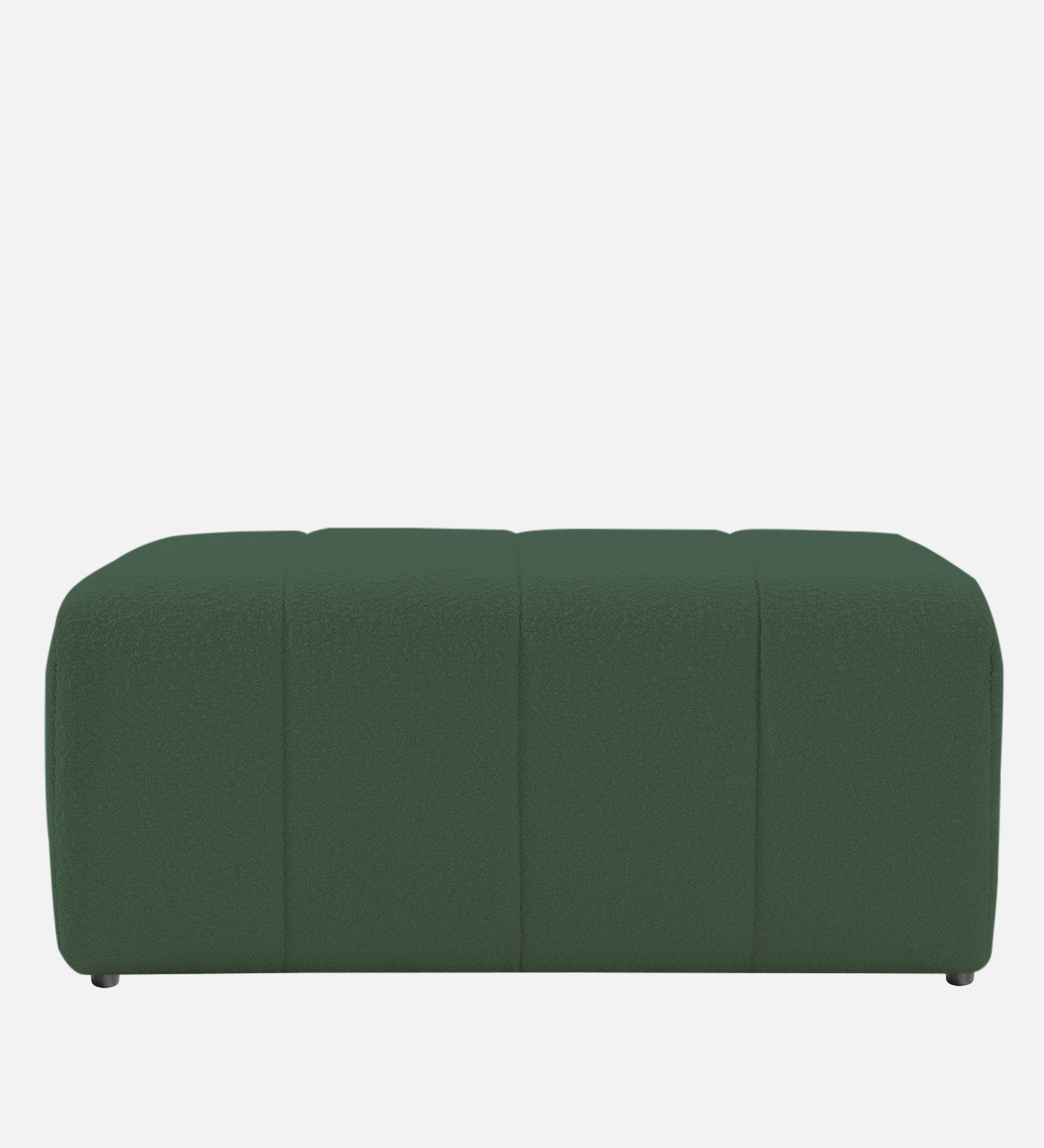 Lark Boucle Bench In Bottle Green Colour - Febonic Living