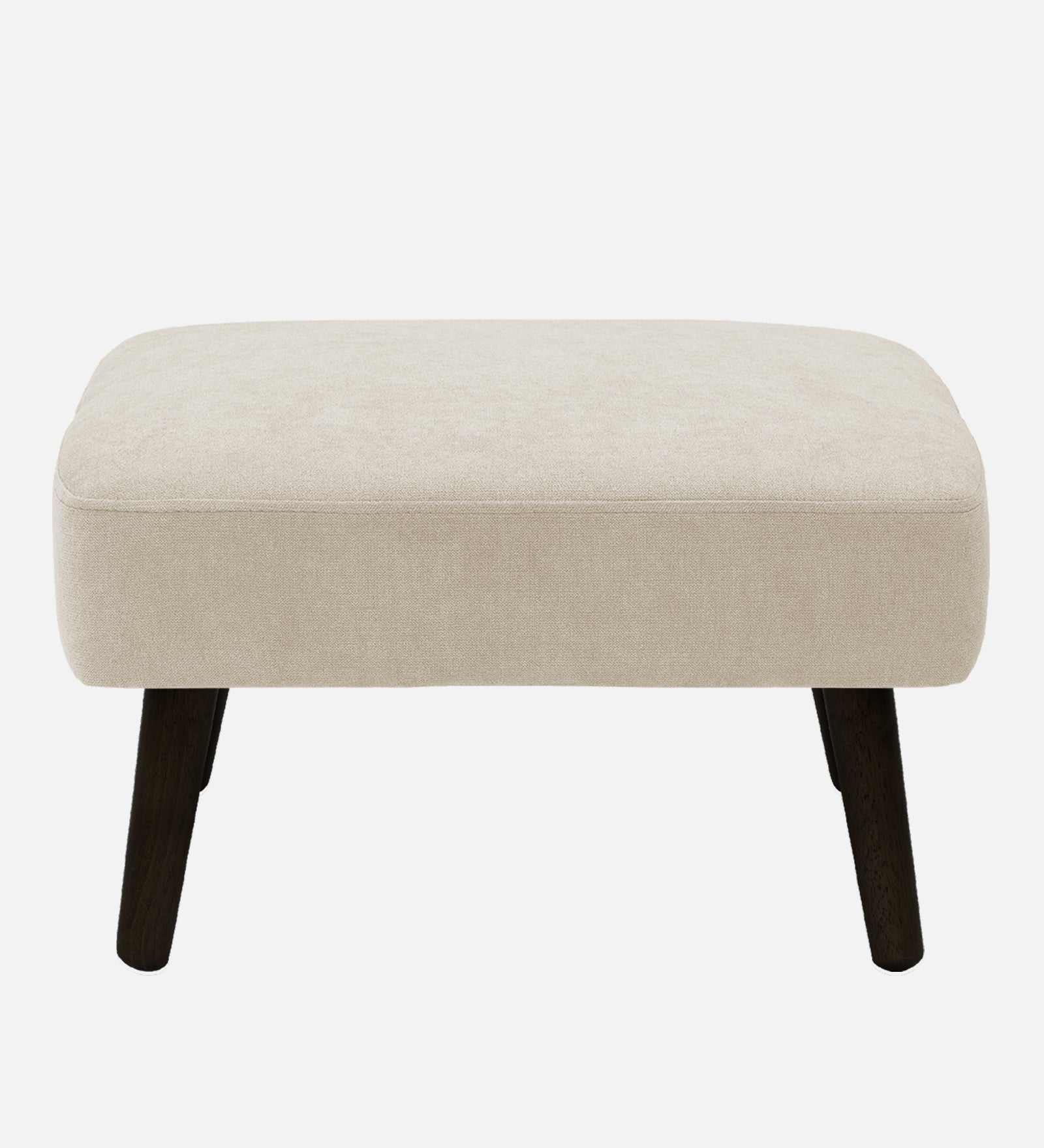 Luke Fabric Foot Stool In Ivory Cream Colour - Febonic Living