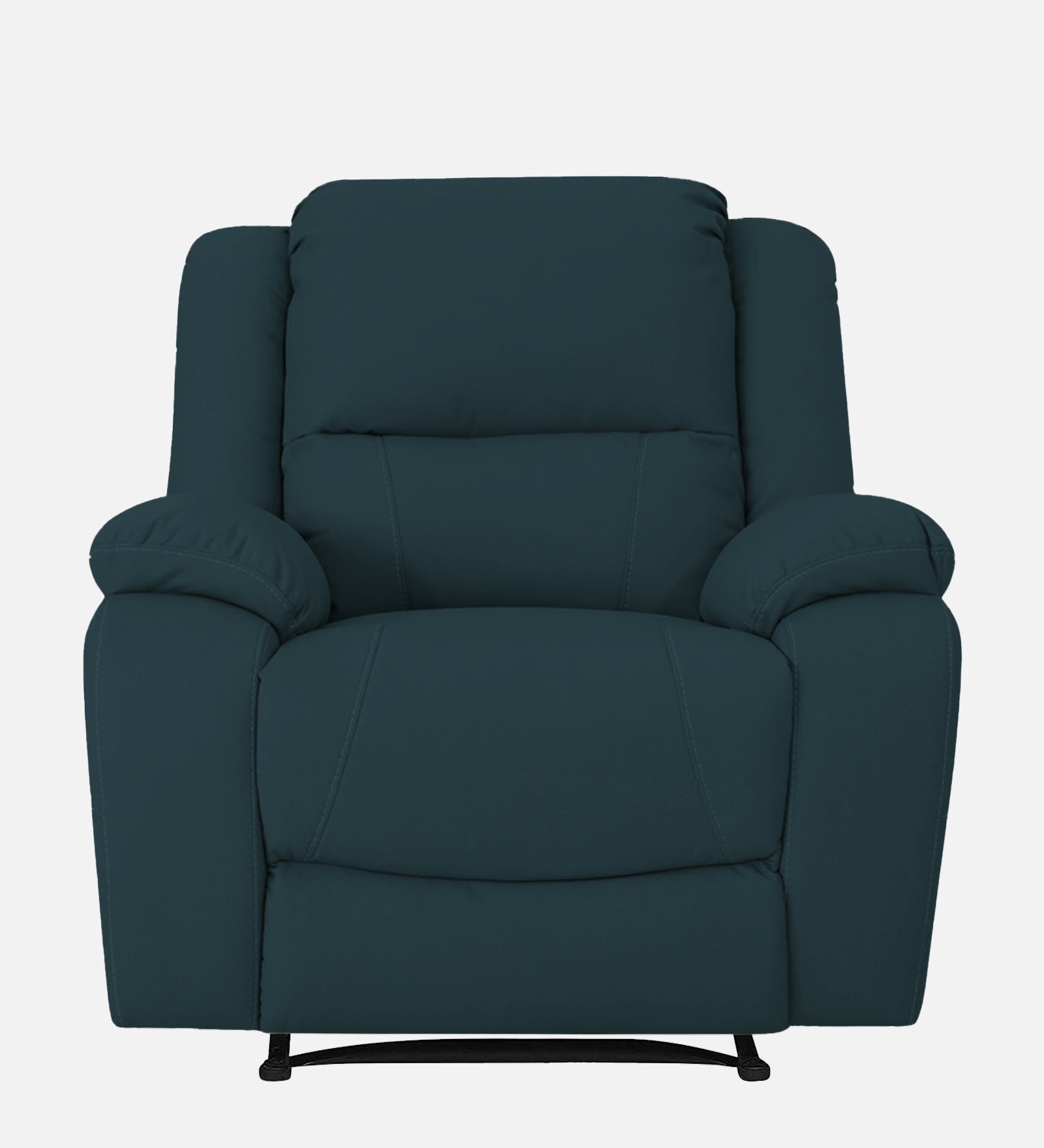 Adley Fabric 1 Seater Manual Recliner In Harbour Blue Colour - Febonic Living