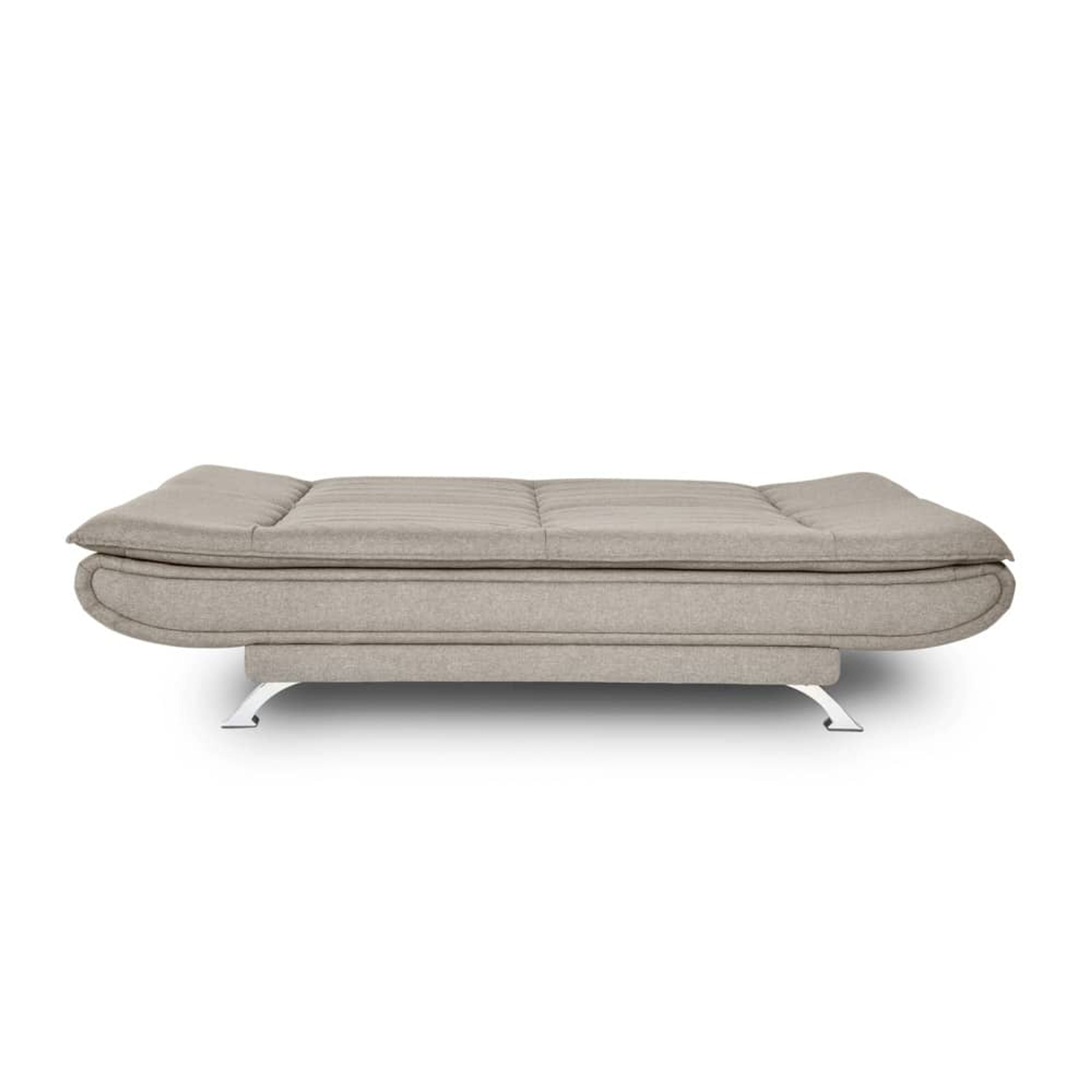 Amoeba Fabric Convertible Sofa Cum Bed In Ash Grey Colour - Febonic Living