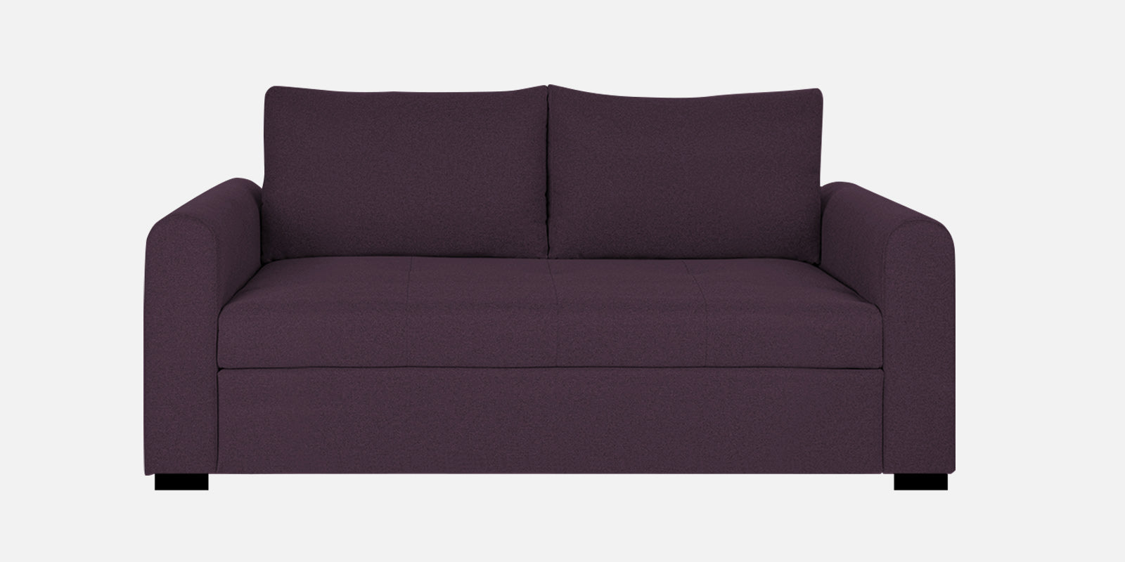 Sigma Fabric 2 Seater Sofa In Greek Purple Colour - Febonic Living