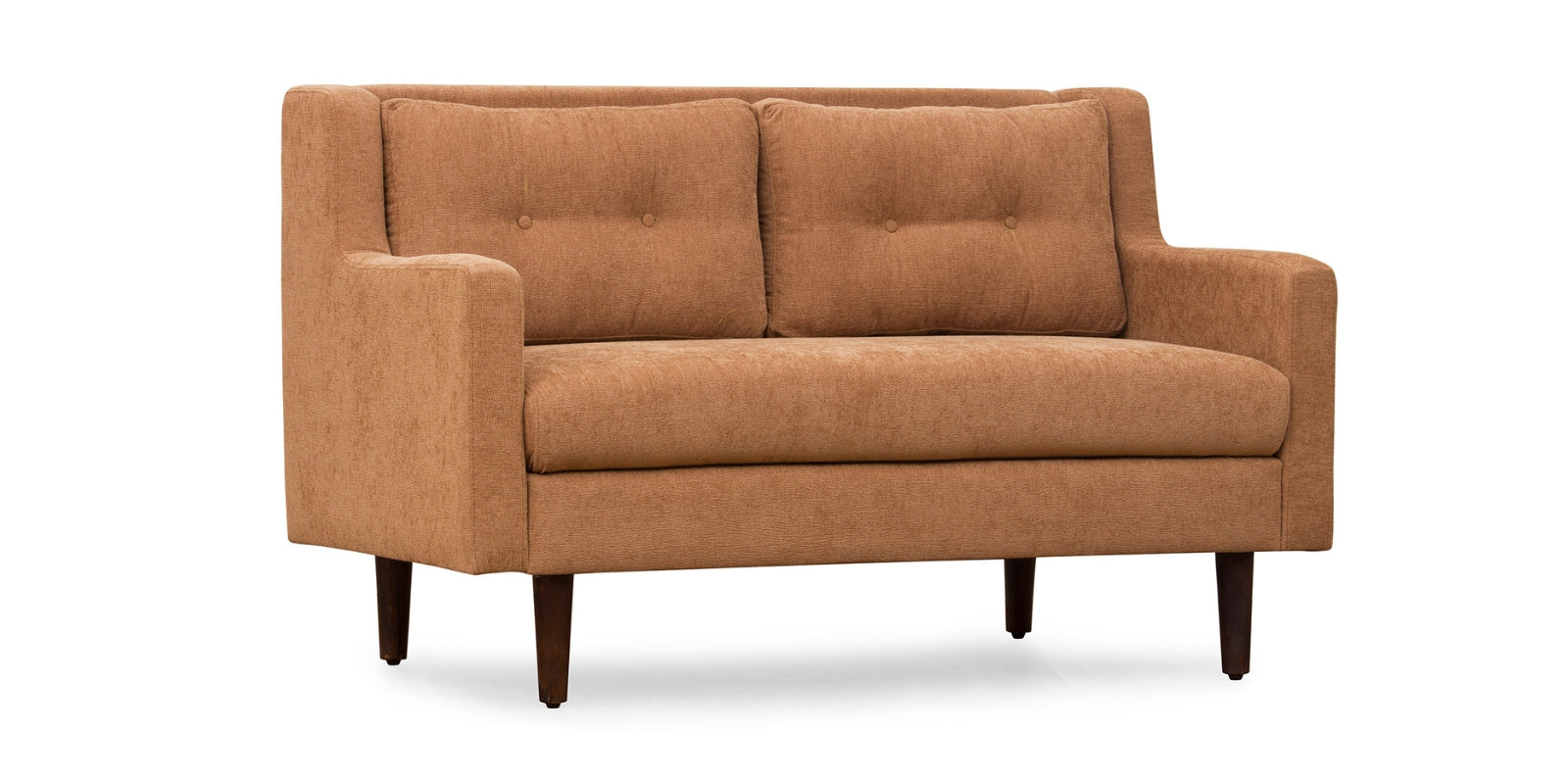 Lucy Fabric 2 Seater Sofa In Cosmic Beige Colour - Febonic Living