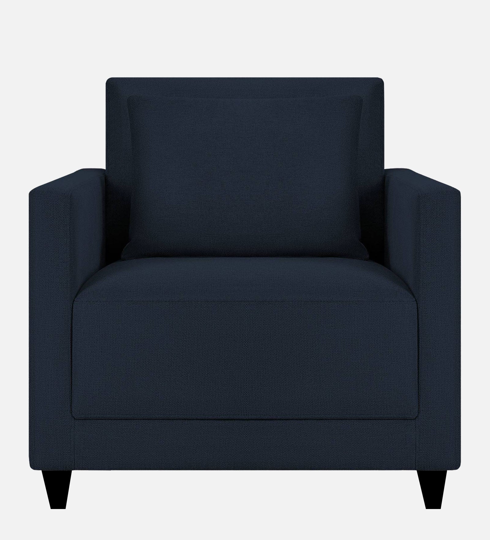 Kera Fabric 1 Seater Sofa In Denim Blue Colour - Febonic Living