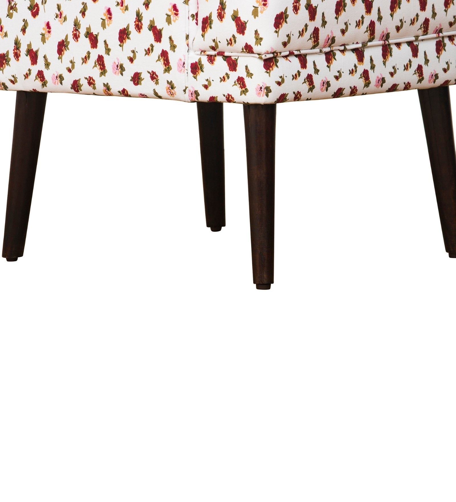 Moly Floral Print Fabric Accent Chair in Multi Colour - Febonic Living