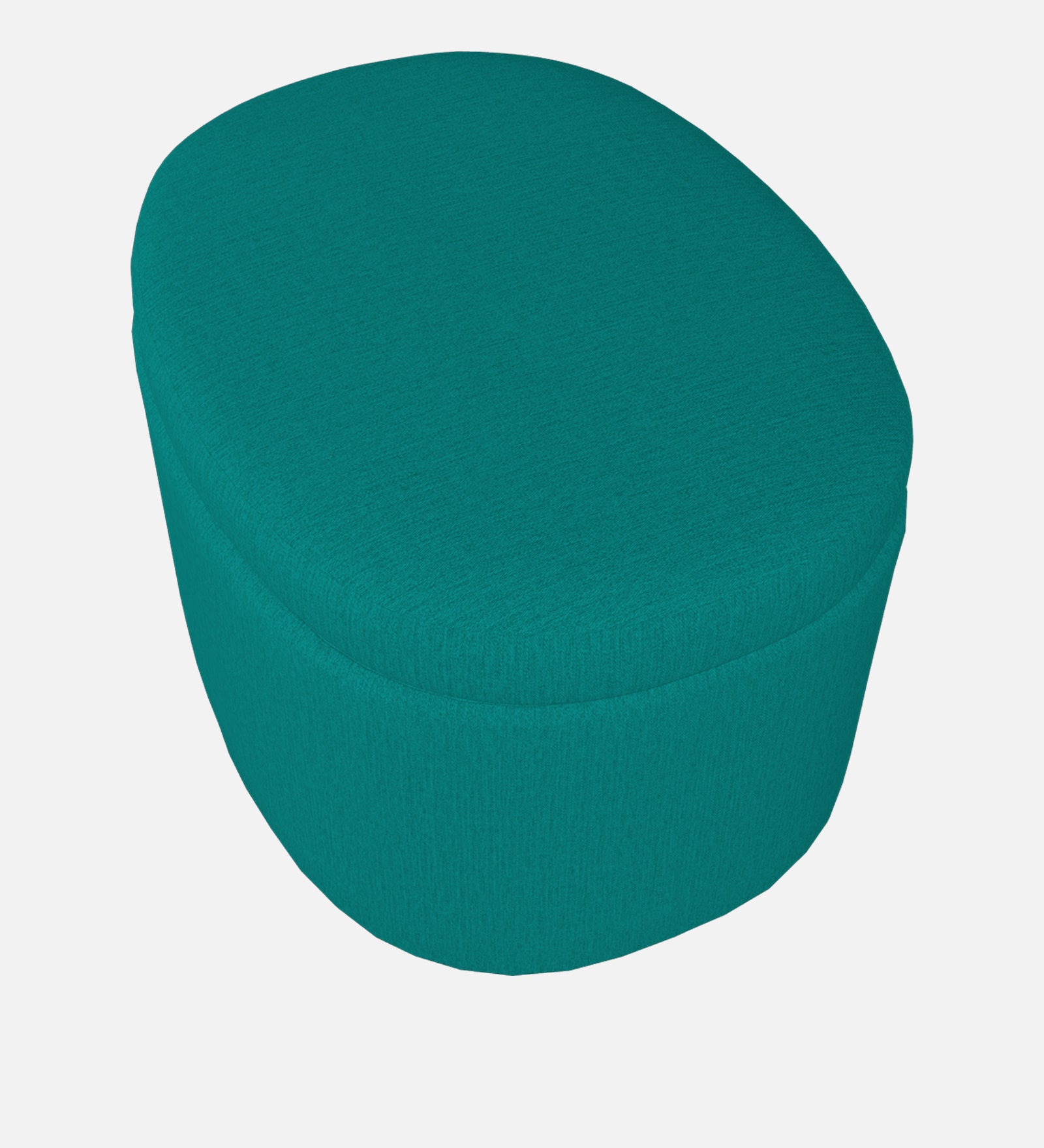 Ruggy Fabric Storage Ottoman in Sea Green Colour - Febonic Living