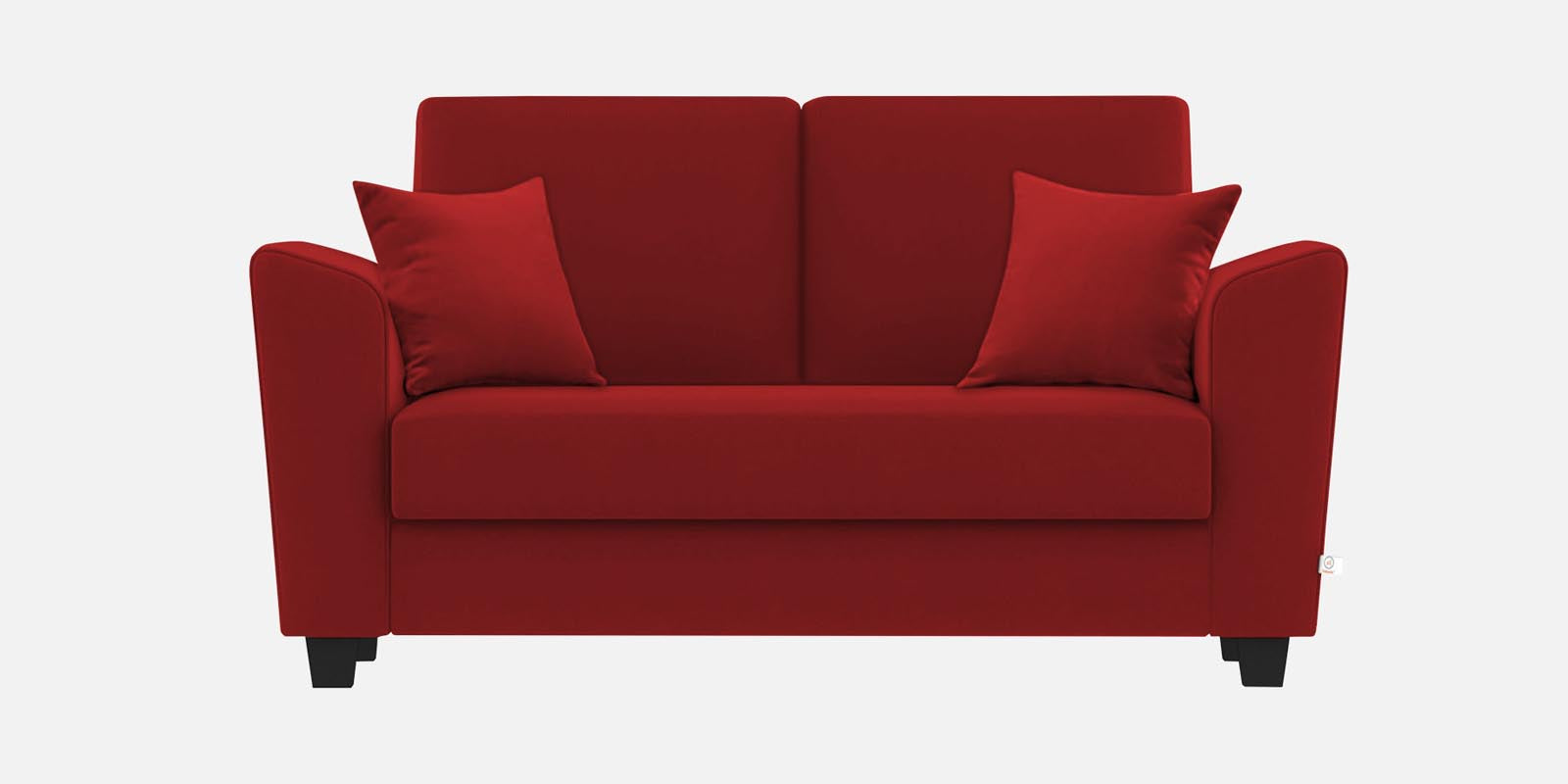 Daku Fabric 2 Seater Sofa In Blood Maroon Colour - Febonic Living