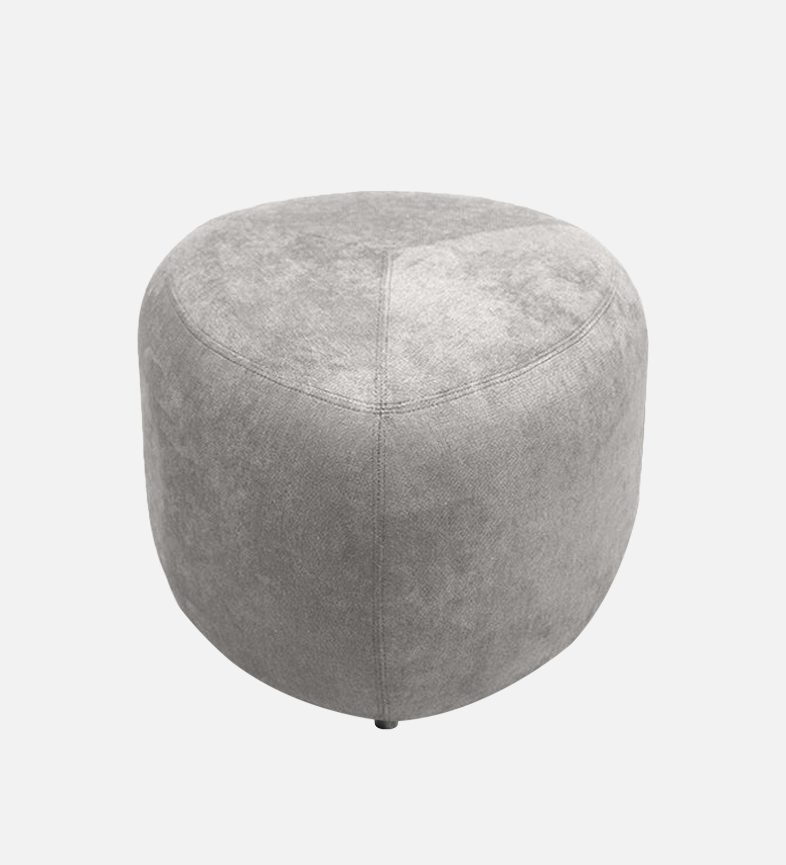 Keori Fabric Pouffe In Concrete Grey Colour - Febonic Living