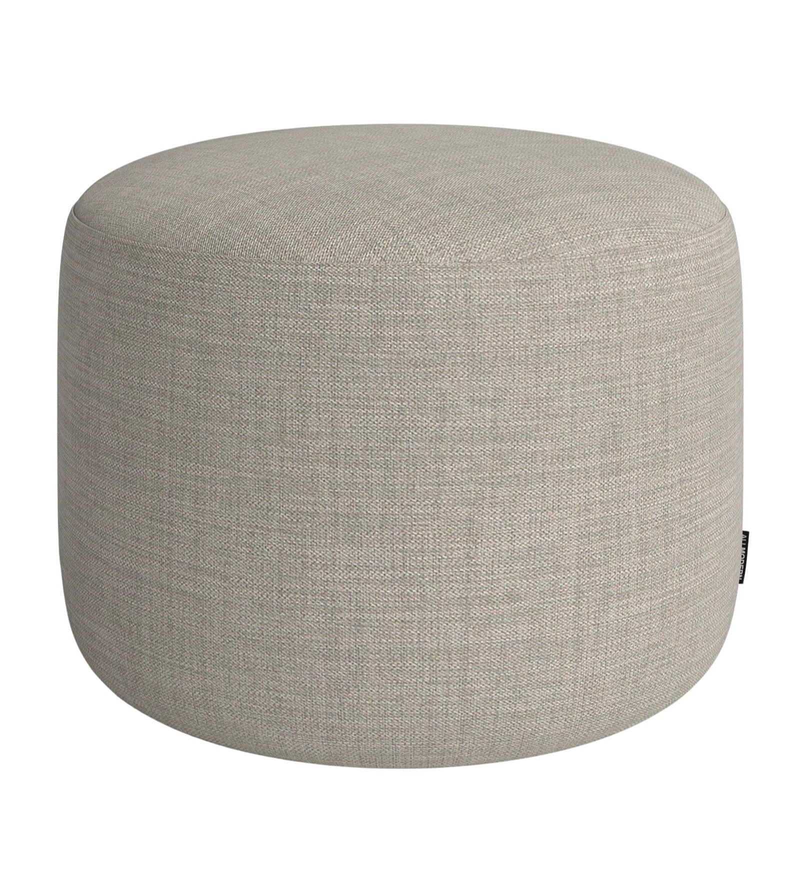 Dasa Fabric Pouffe In Ash Grey Colour - Febonic Living