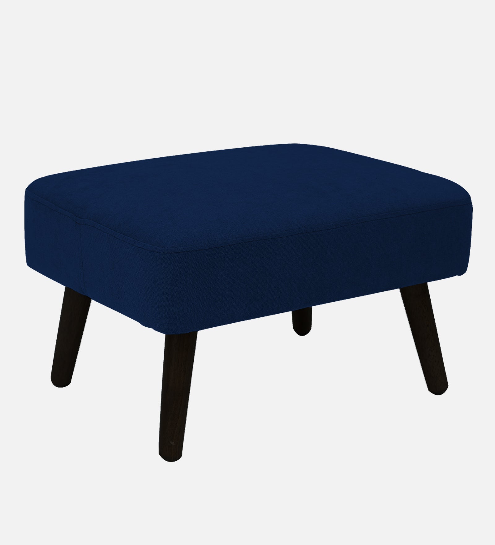 Luke Fabric Foot Stool In Royal Blue Colour - Febonic Living