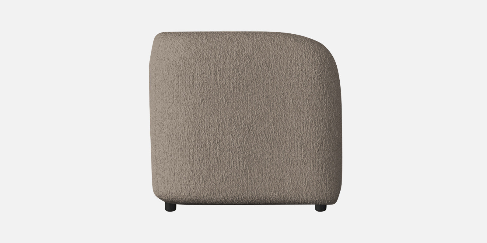 Corny Boucle Fabric 2 Seater Sofa In Macy Grey Colour - Febonic Living