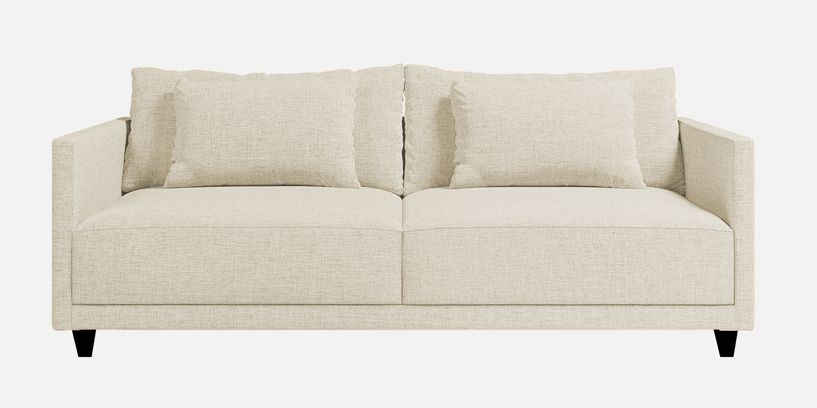 Kera Fabric 2 Seater Sofa In Ivory Cream Colour - Febonic Living