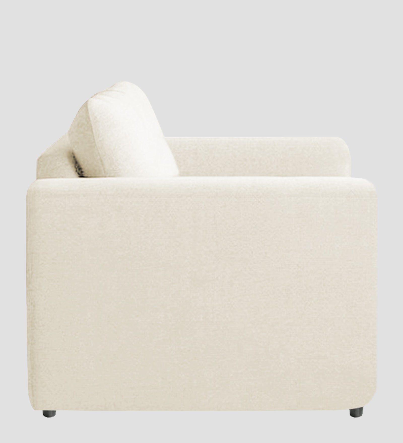 Jack Fabric 1 Seater Sofa In Ivory Cream Colour - Febonic Living