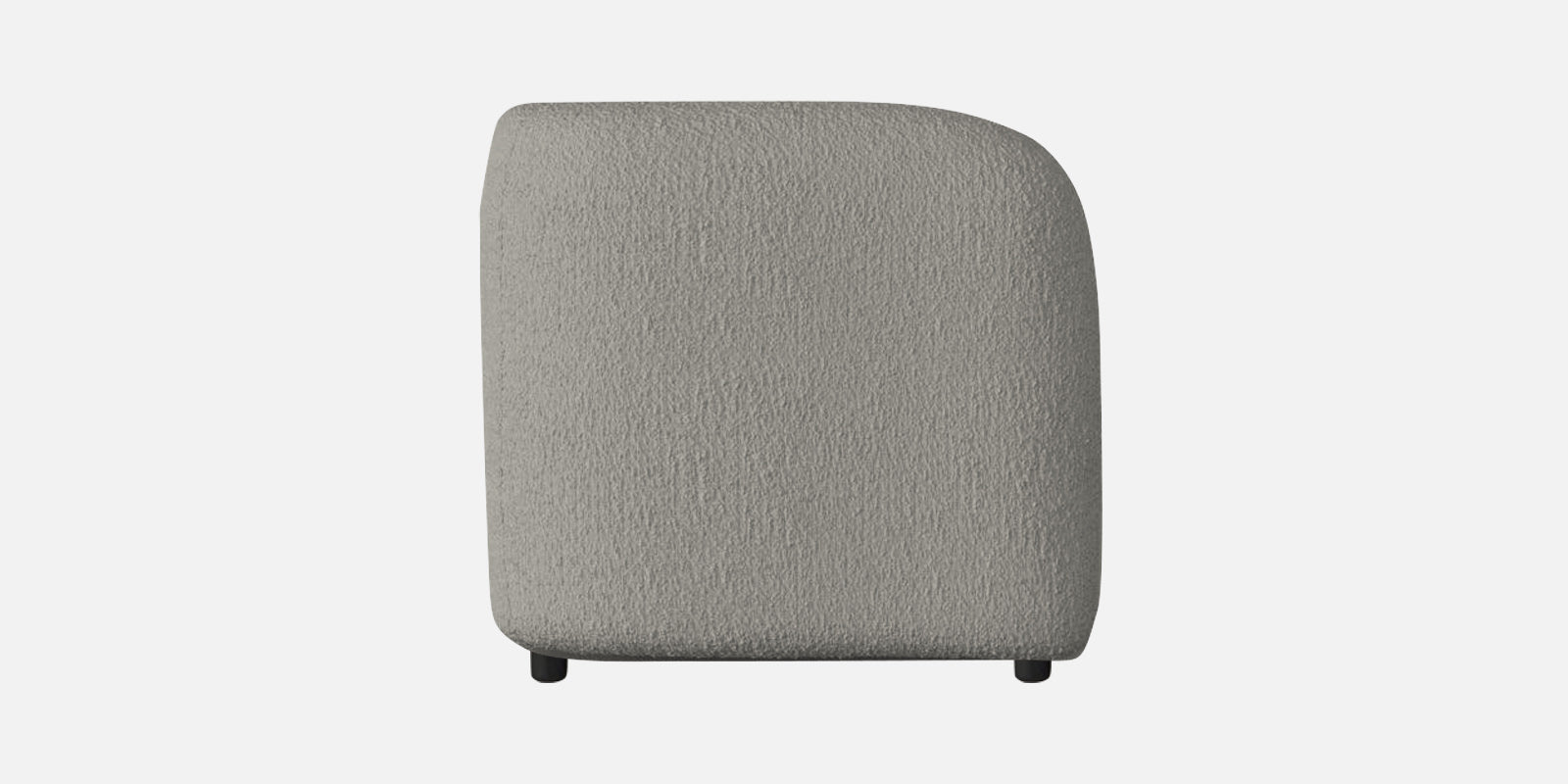 Corny Boucle Fabric 2 Seater Sofa In Fog Grey Colour - Febonic Living