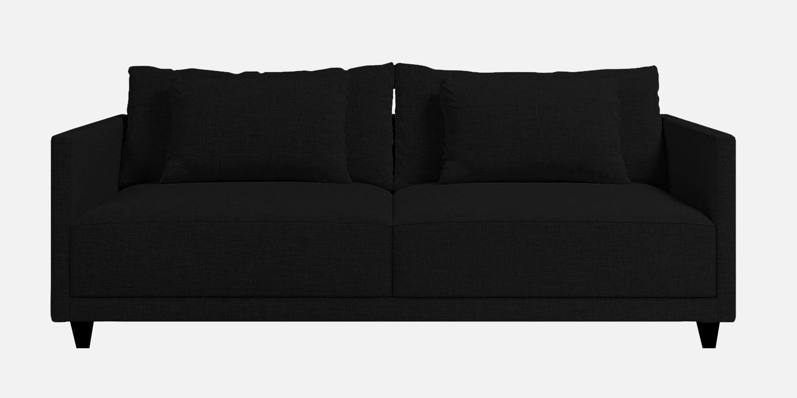 Kera Fabric 2 Seater Sofa In Zed Black Colour - Febonic Living