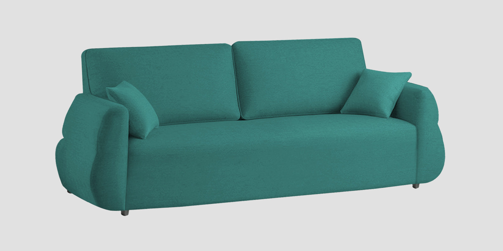 Jack Fabric 3 Seater Sofa In Sea Green Colour - Febonic Living