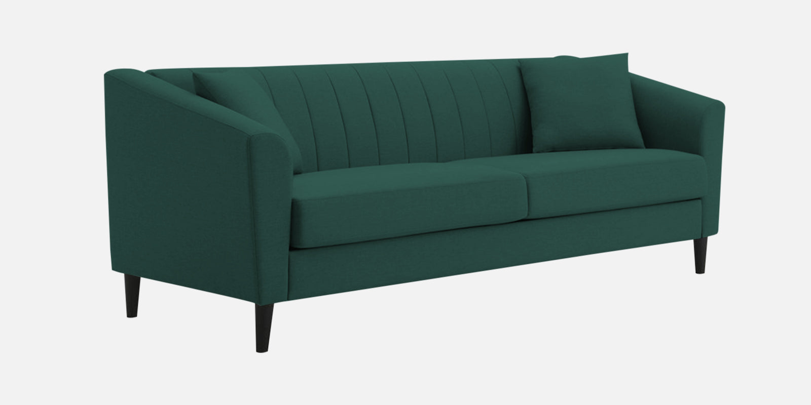 Polon Fabric 3 Seater Sofa In Sage Green Colour - Febonic Living